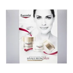 Набор кремов для лица подарочный Eucerin Hyaluron-Filler+Elasticity (Эуцерин Гиалурон-филлер+Эластисити) день и ночь, 2 х 50 мл