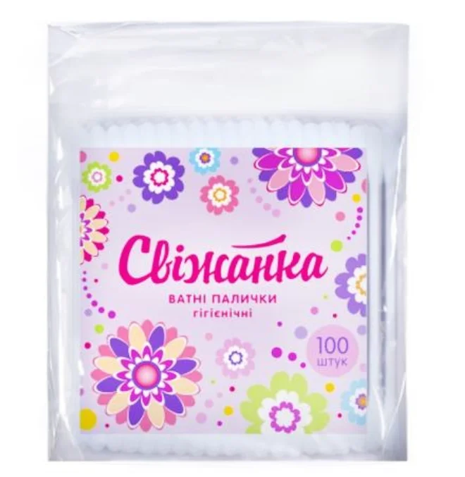 Ватні палички Свіжанка, 100 шт.