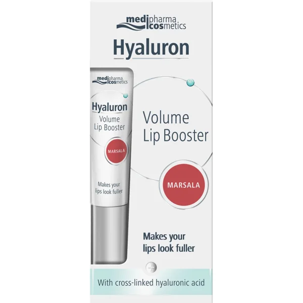 Бальзам Pharma Hyaluron (Фарма гиалурон) для объема губ Lip Booster (Лип бустер) Марсала, 7 мл