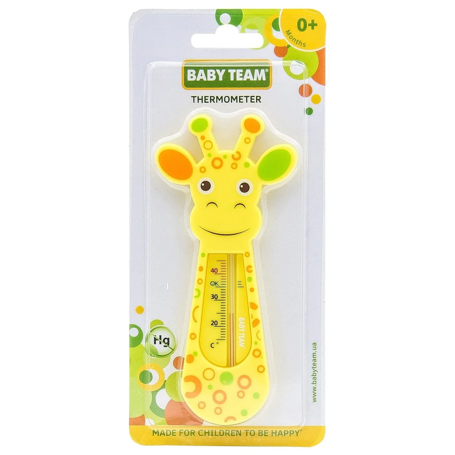 Термометр для води дитячий BABY TEAM (Бебі Тім) Жирафа