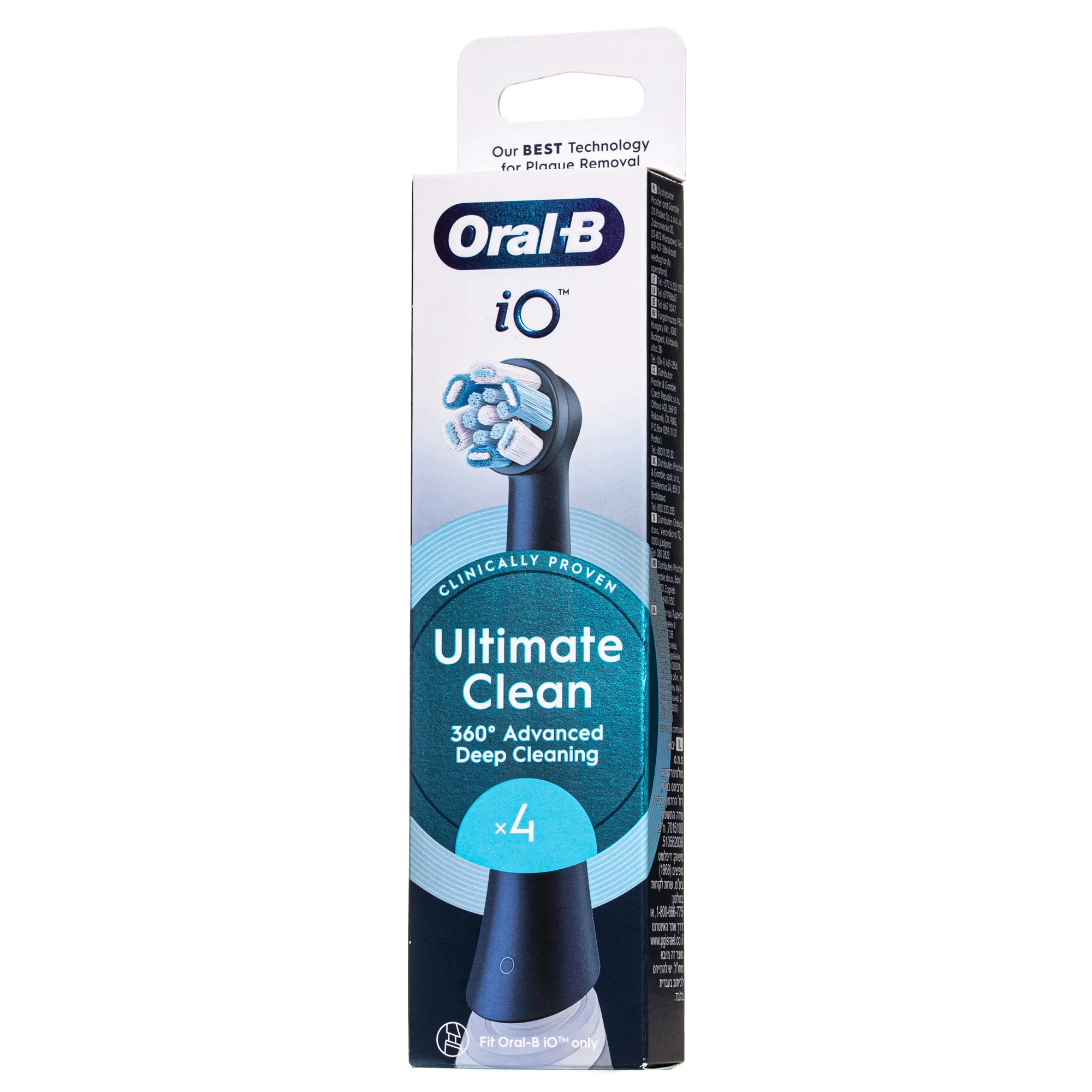 Насадки для електричної зубної щітки Oral-B (Орал-Б) іО, 4 шт.