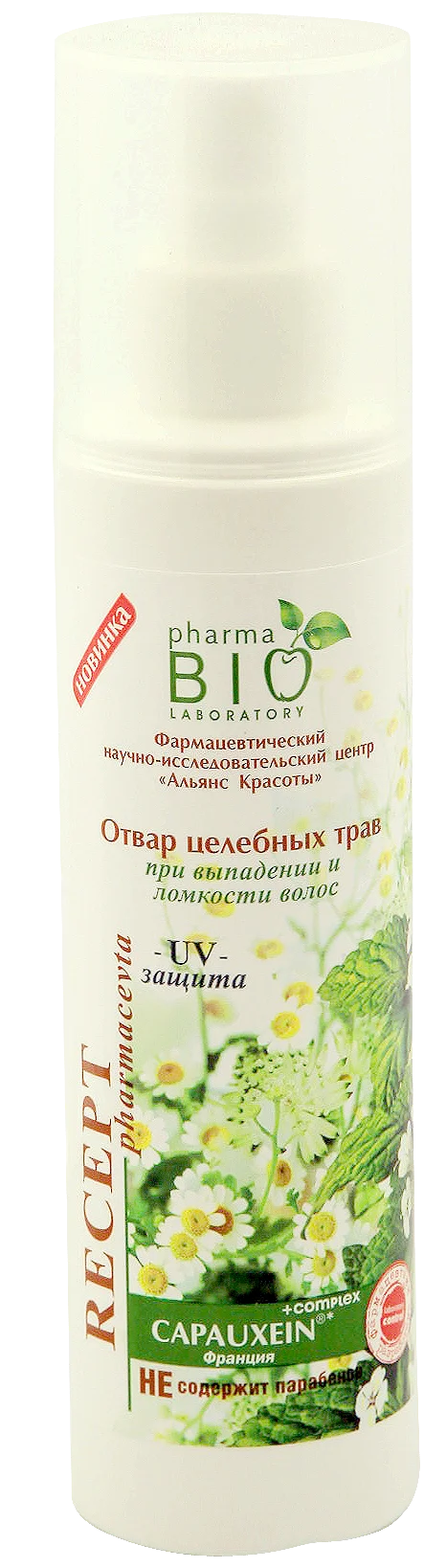 Відвар цілющих трав при випадінні та ламкості волосся Фарма Біо Лабораторі (Pharma Bio Laboratory), 200 мл
