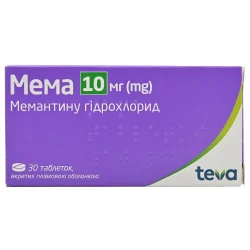 Мема у таблетках по 10 мг, 30 шт.