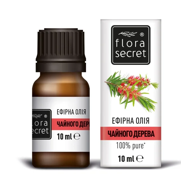 Ефірна олія Flora Secret (Флора Сікрет) чайного дерева, 10 мл