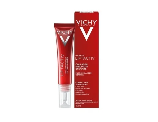 Крем для шкіри навколо очей Vichy (Віши) Activ Collagen Specialist для корекції ознак старіння, 15 мл