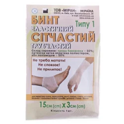 Бинт Тип-1 еласт.труб.15*3см