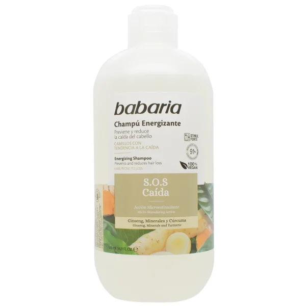 Бабарія (Babaria) Енергія шампунь проти випадіння волосся, 500 мл