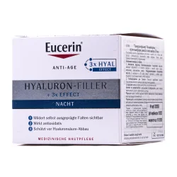 Нічний крем проти зморшок Eucerin (Юцерин) Hyaluron-Filler для всіх типів шкіри, 50 мл