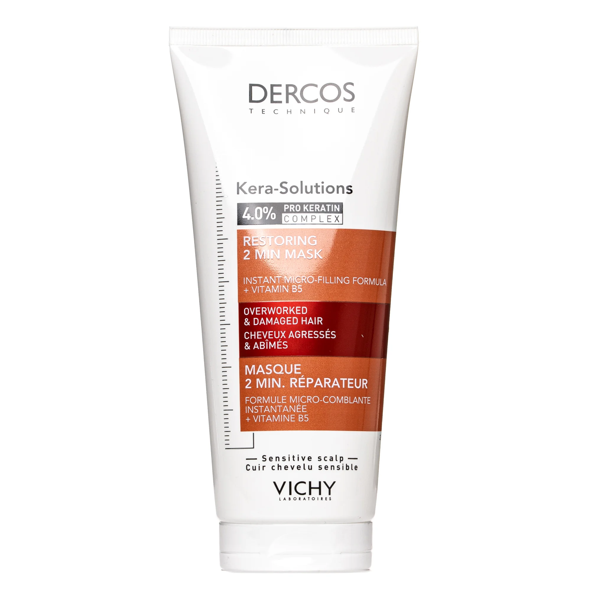 Маска для волосся Vichy (Віши) Dercos Kera-Solution відновлююча 2-хвилинна, 200 мл