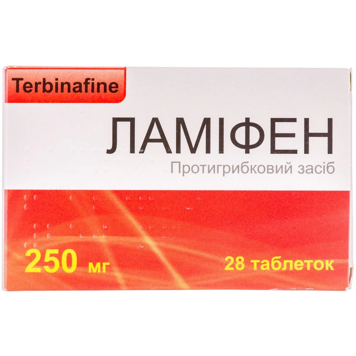 Ламіфен таблетки по 250 мг, 28 шт.