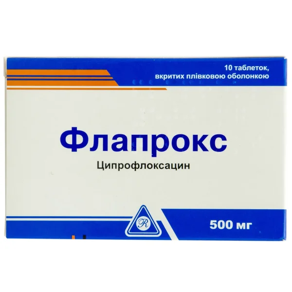 Флапрокс таблетки покрытые оболочкой по 500 мг, 10 шт.