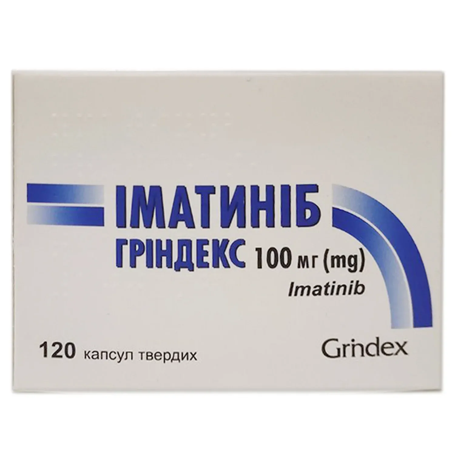 Іматиніб капсули по 100 мг, 120 шт.