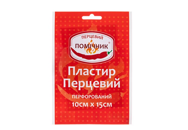 Пластир Перцевий Помічник 10 х 15 см, 1 шт.