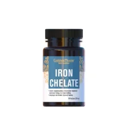 Залізо Хелат (Iron Chelate) в капсулах, 90 шт. - GoldenPharm