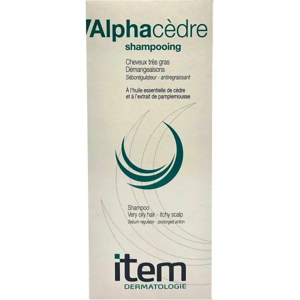 Шампунь для волос ITEM (Ітем) Альфаседр для чрезмерно жирных волос, зуде волосистой части головы, 200 мл