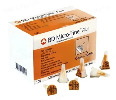 Голки для шприц-ручки BD Micro-Fine 31G (0,25 х 6 мм)