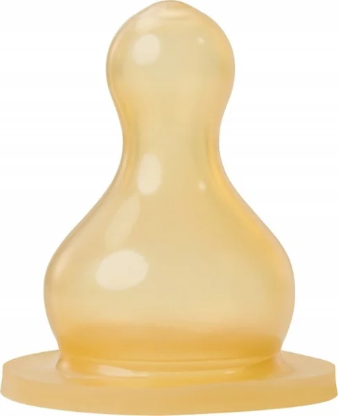 Соска латексная Baby-Nova (Беби-новая) круглая молочная, 1 шт.