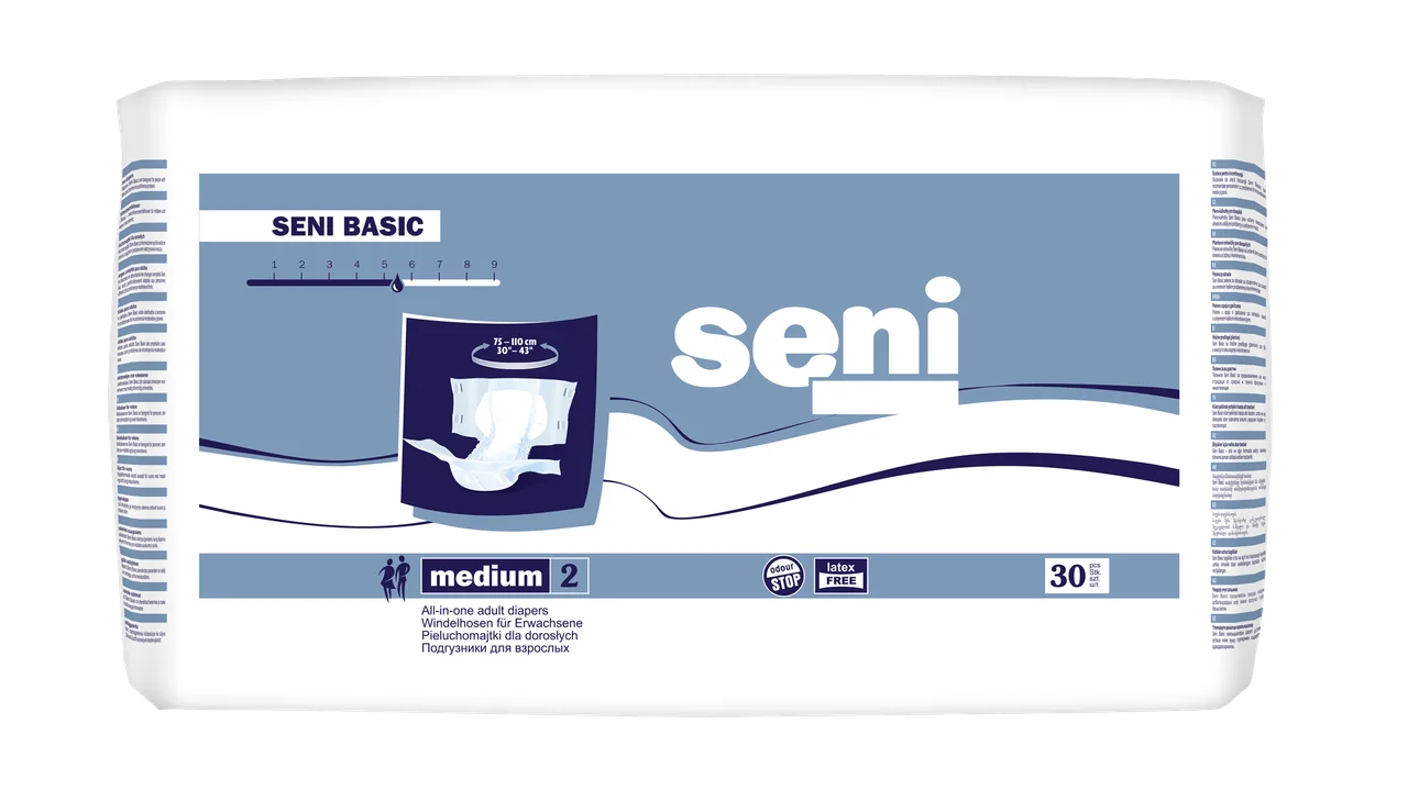 Підгузки для дорослих Seni (Сені) Basic Medium, розмір М, 30 шт.