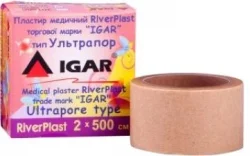 Пластир Ігар РіверПласт (Igar RiverPlast) нетканний, 2 см x 500 см