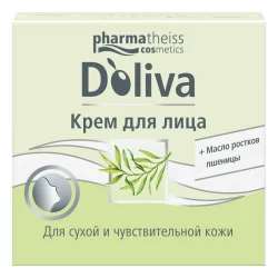 Крем Doliva (Доліва) для обличчя, для чутливої сухої шкіри, 50 мл