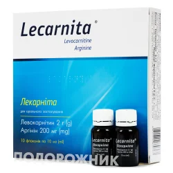Лекарніта розчин оральний 2 г/10 мл, флакони по 10 мл, 10 шт.