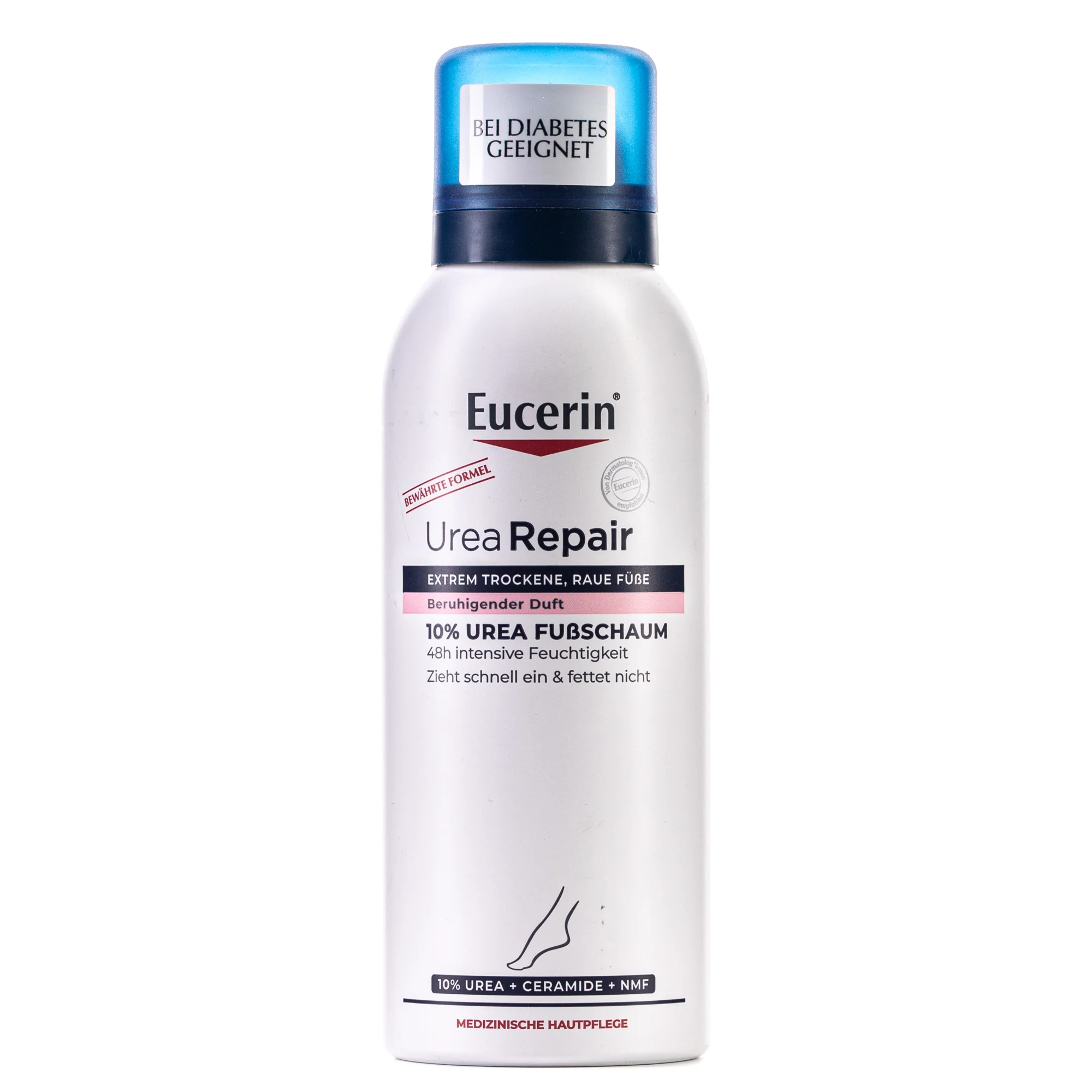 Пінка Eucerin (Юцерин) 10% UreaRepair Plus для догляду за сухою та дуже сухою шкірою ніг, 150 мл