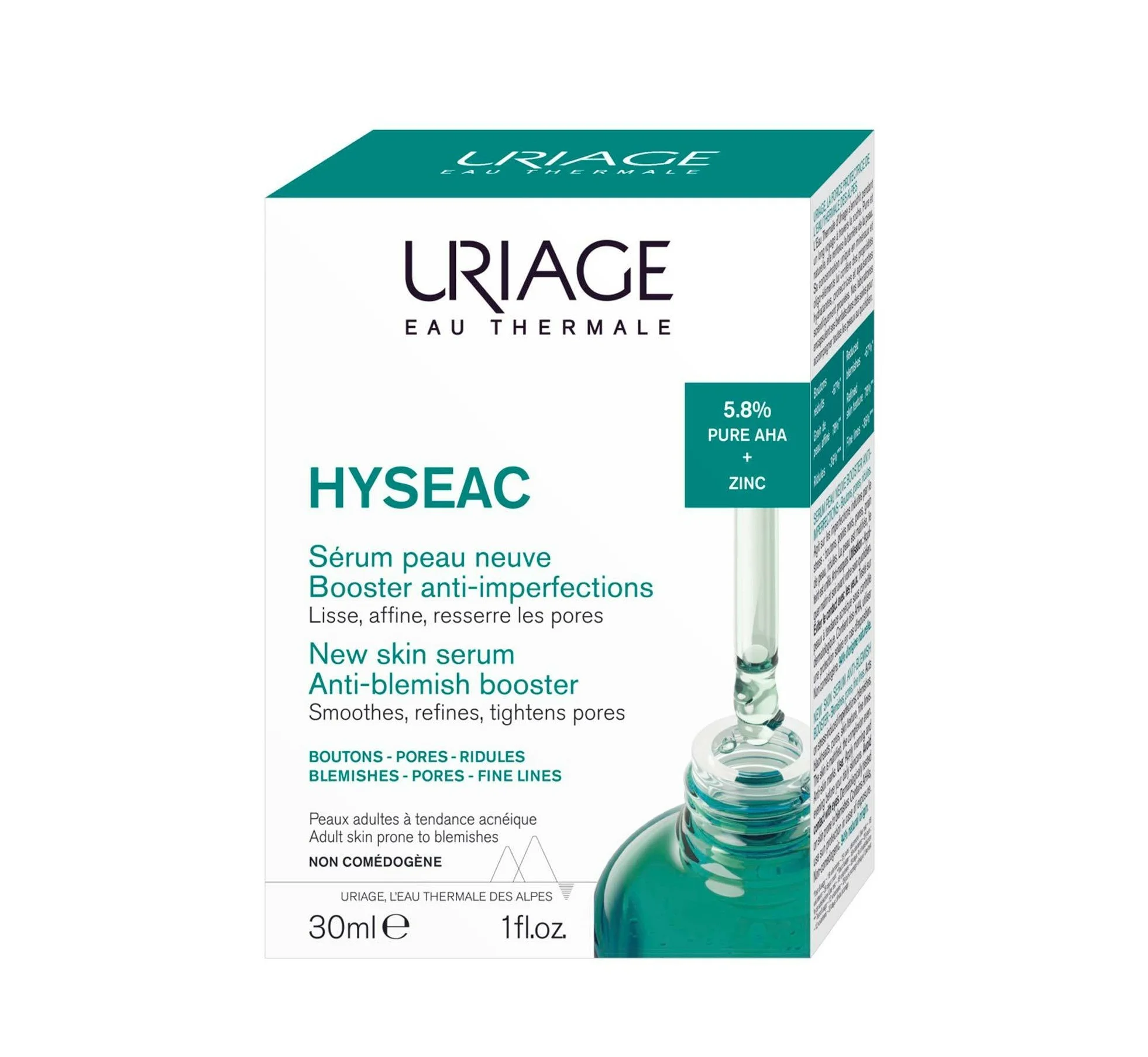 Сироватка-бустер для обличчя Uriage (Урьяж) Hyseac проти недоліків Нова шкіра, 30 мл