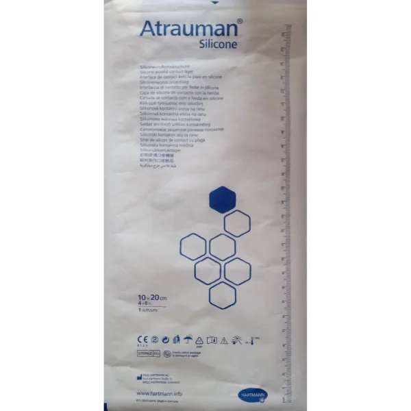 Повязка атравматична Атрауман Сілікон (Atrauman Silicone) 10 см х 20 см, 1 шт.