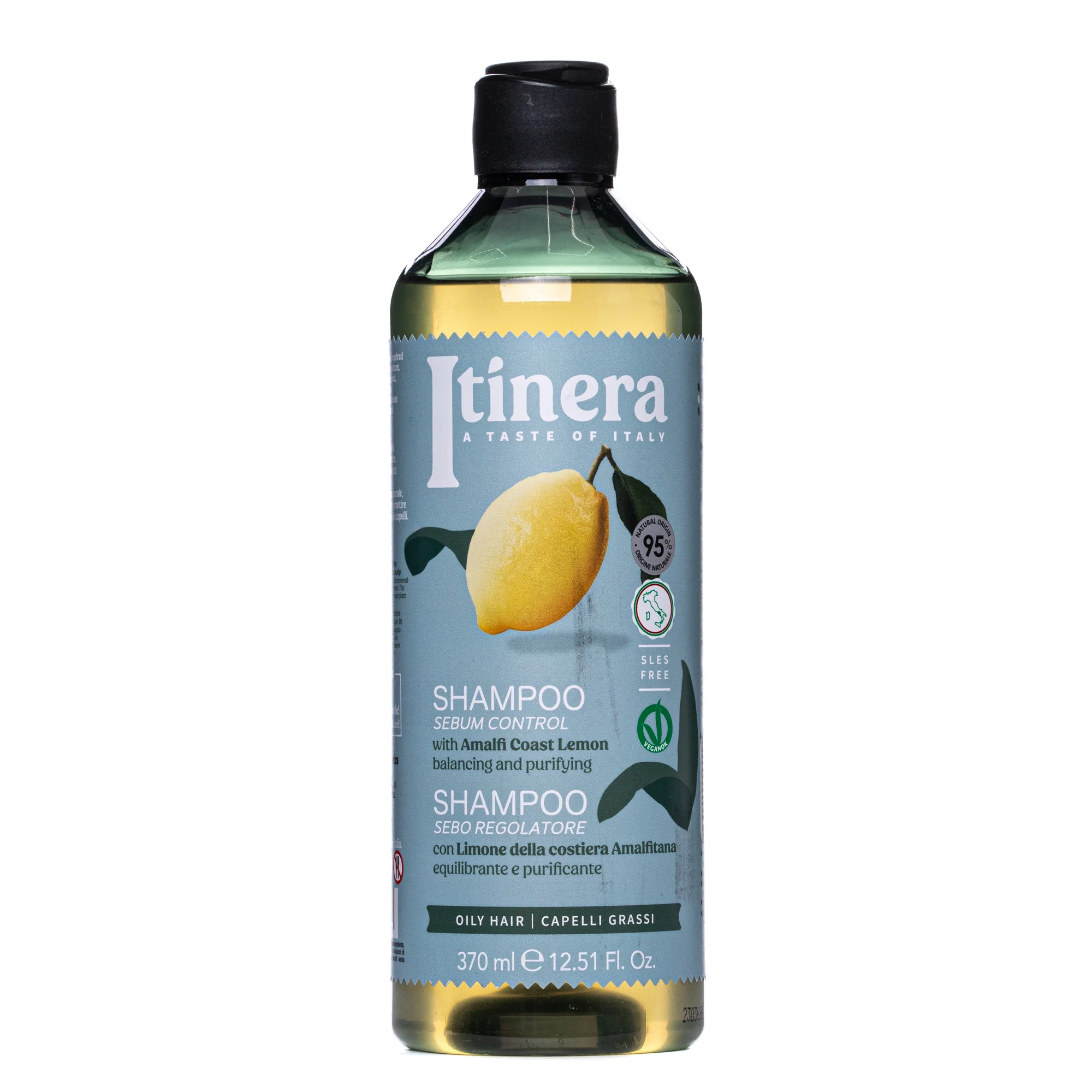 Шампунь для жирного волосся Itinera (Ітінера) з лимоном, 370 мл