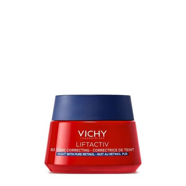 Ночной крем для лица Vichy (Веши) LiftActiv В3 с антивозрастным ретинолом для коррекции пигментных пятен, 50 мл