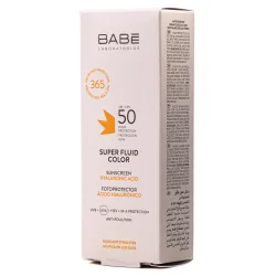 Сонцезахисний флюїд Babe Laboratorios Сан Протекшин для усіх типів шкіри SPF50 з тонуючим ефектом, 50 мл