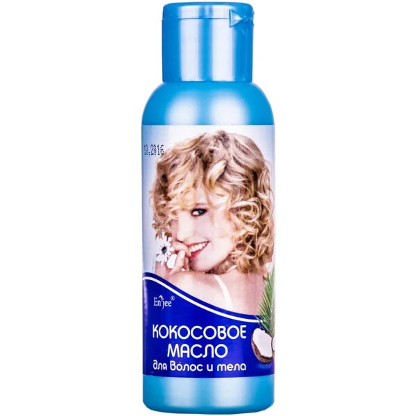 Олія кокосова Enjee(Енєе) натуральна косметична для волосся і тіла, 100 мл
