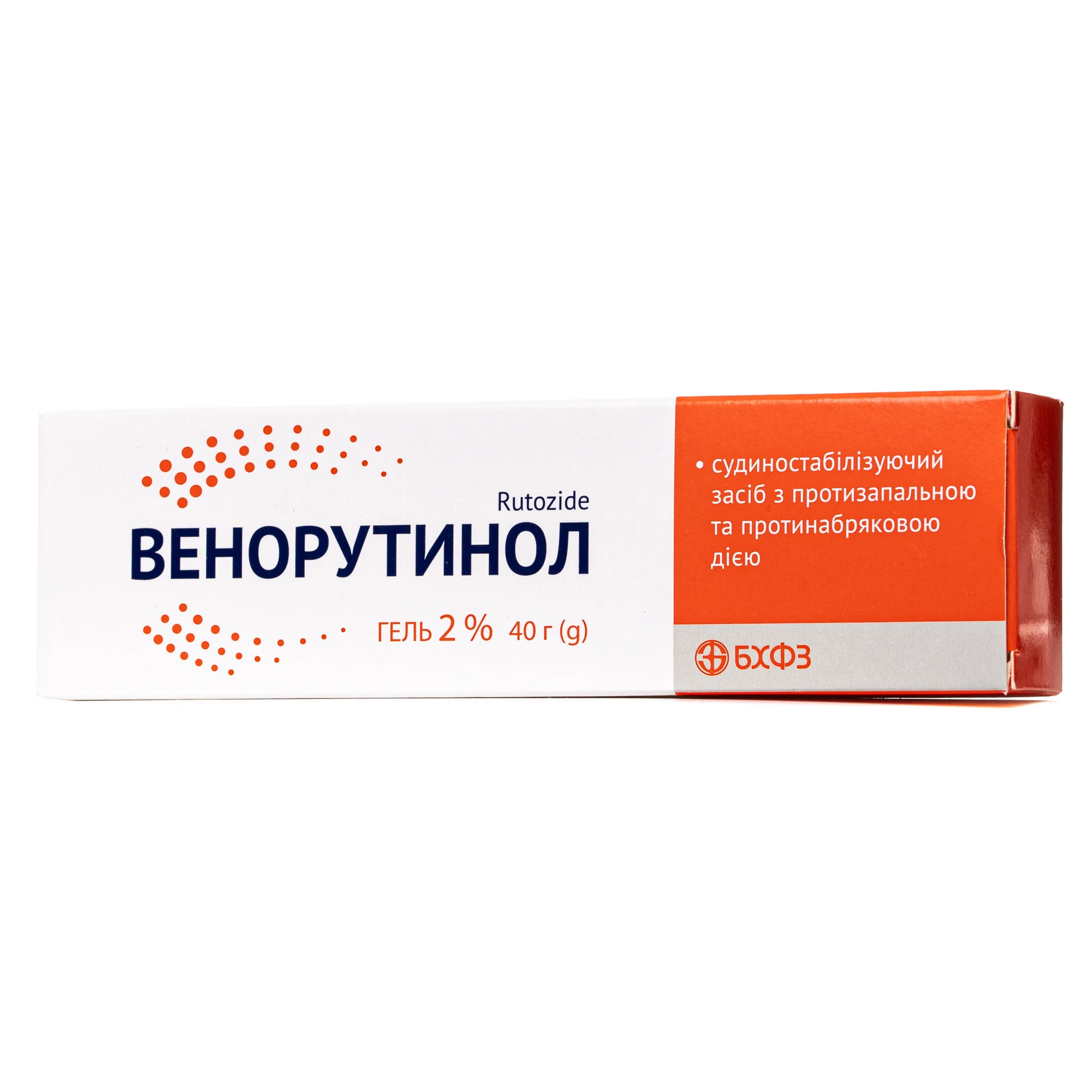 Венорутинол гель 2%, 40г