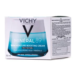 Крем для лица Виши (Vichy) Минерал 89 насыщенный для сухой и очень сухой кожи 72 ч увлажнения, 50 мл