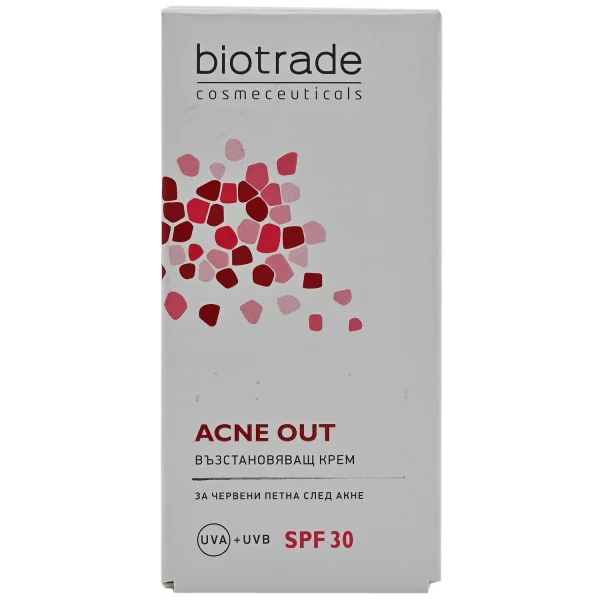 Крем Biotrade Acne Out (Биотрейд Акне Аут) восстанавливающий SPF30, 30 мл