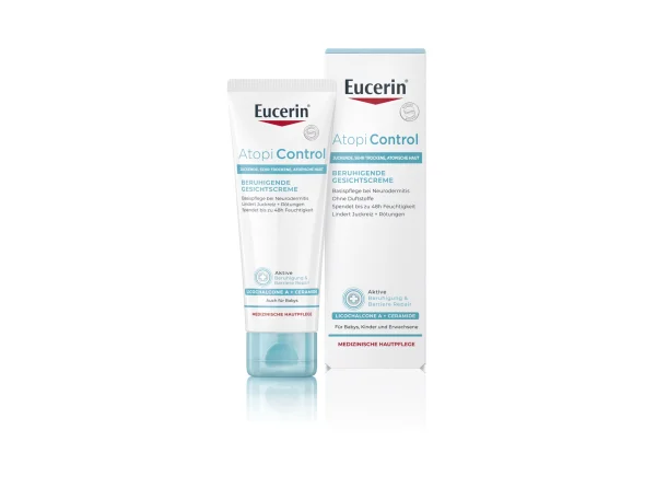 Крем для сухої та атопічної шкіри обличчя Eucerin (Еуцерин) AtopiControl, 50 мл