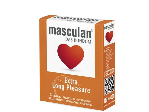 Презервативы Masculan (Маскулан) Extra Long Pleasure, 3 шт.