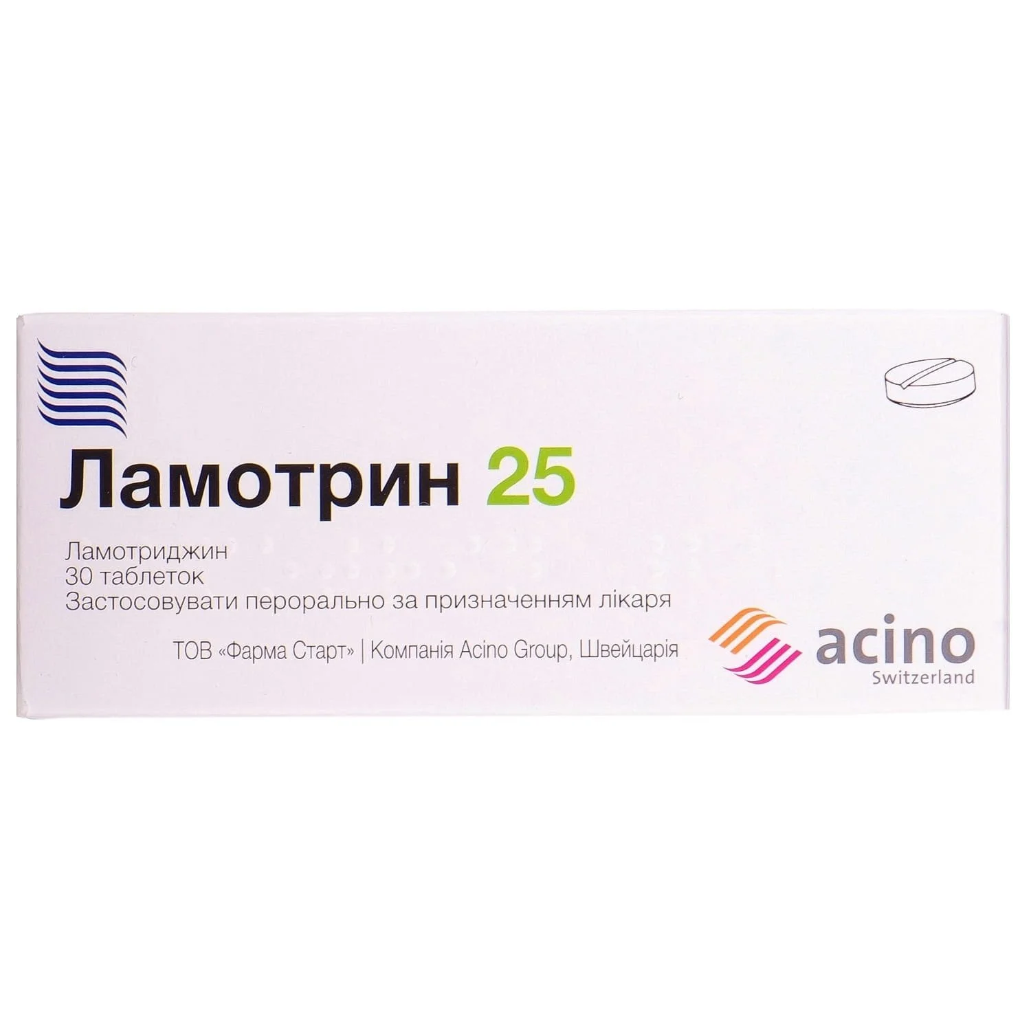 Ламотрин таблетки диспергированные по 50 мг, 30 шт.: инструкция, цена,  отзывы, аналоги. Купить Ламотрин таблетки диспергированные по 50 мг, 30 шт.  от Спесіфар С.А., Греція в Украине: Киев, Харьков, Одесса | Подорожник