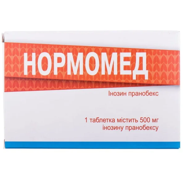 Нормомед таблетки по 500 мг, 50 шт.