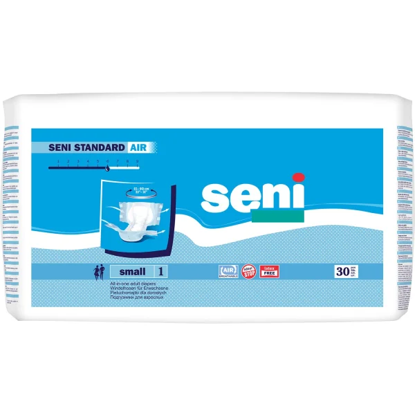 Подгузники для взрослых SENI (Сени) Standard AIR Small (Стандарт Эйр Смол), 30 шт.