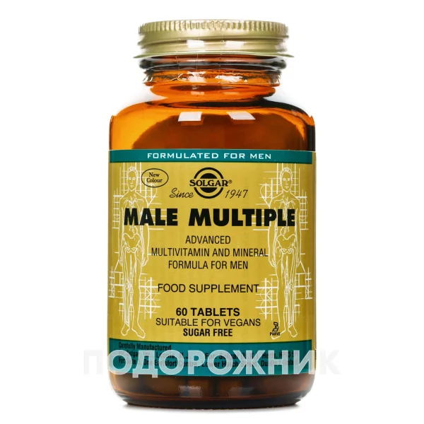 Солгар (Solgar) Мультивітамінний комплекс для чоловіків таблетки, 60 шт.