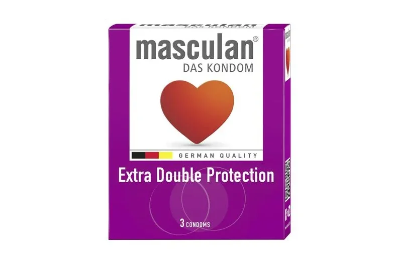Презервативи Masculan (Маскулан) Extra Double Protection, 3 шт.
