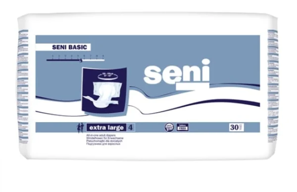 Підгузки для дорослих Seni (Сені) Basic Extra Large (Бейсік Екстра Лардж), 30 шт.