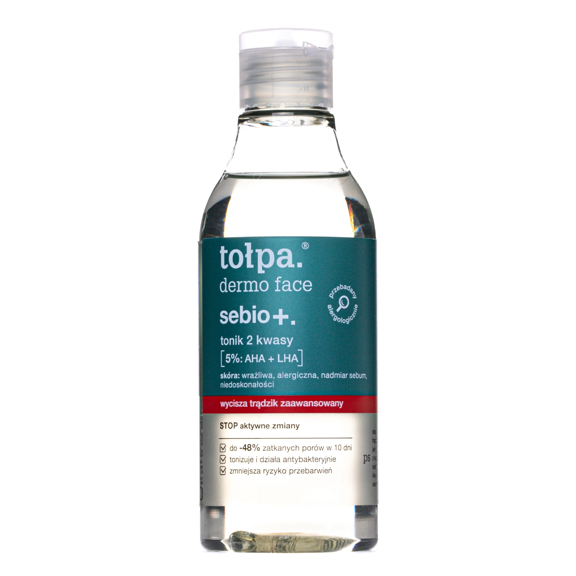 Тонік Tolpa (Толпа) Dermo Face Sebio+ з АНА- та LHA-кислотами, 200 мл