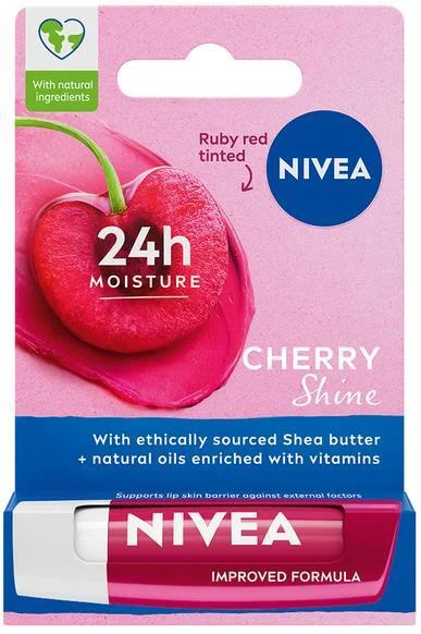 Nivea (Нівеа) Бальзам для губ фруктове сяйво вишня, 4,8 г