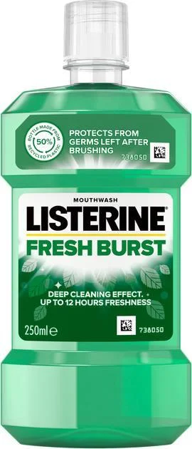 Ополіскувач для ротової порожнини Listerine (Лістерин) Fresh Burst сплеск свіжості, 250 мл