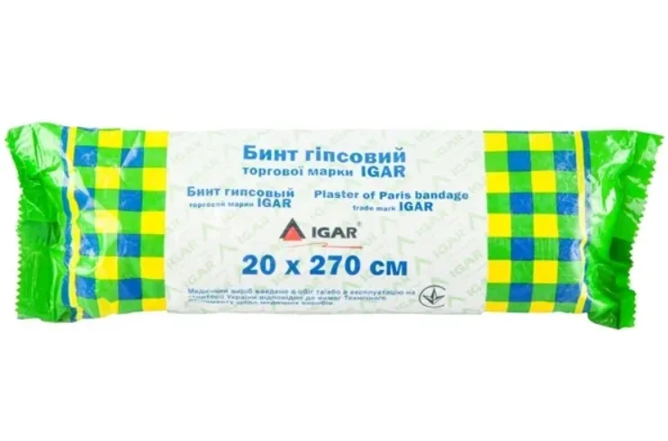 Гіпсобинт Igar (Ігар) 2,7 см х 20 см 