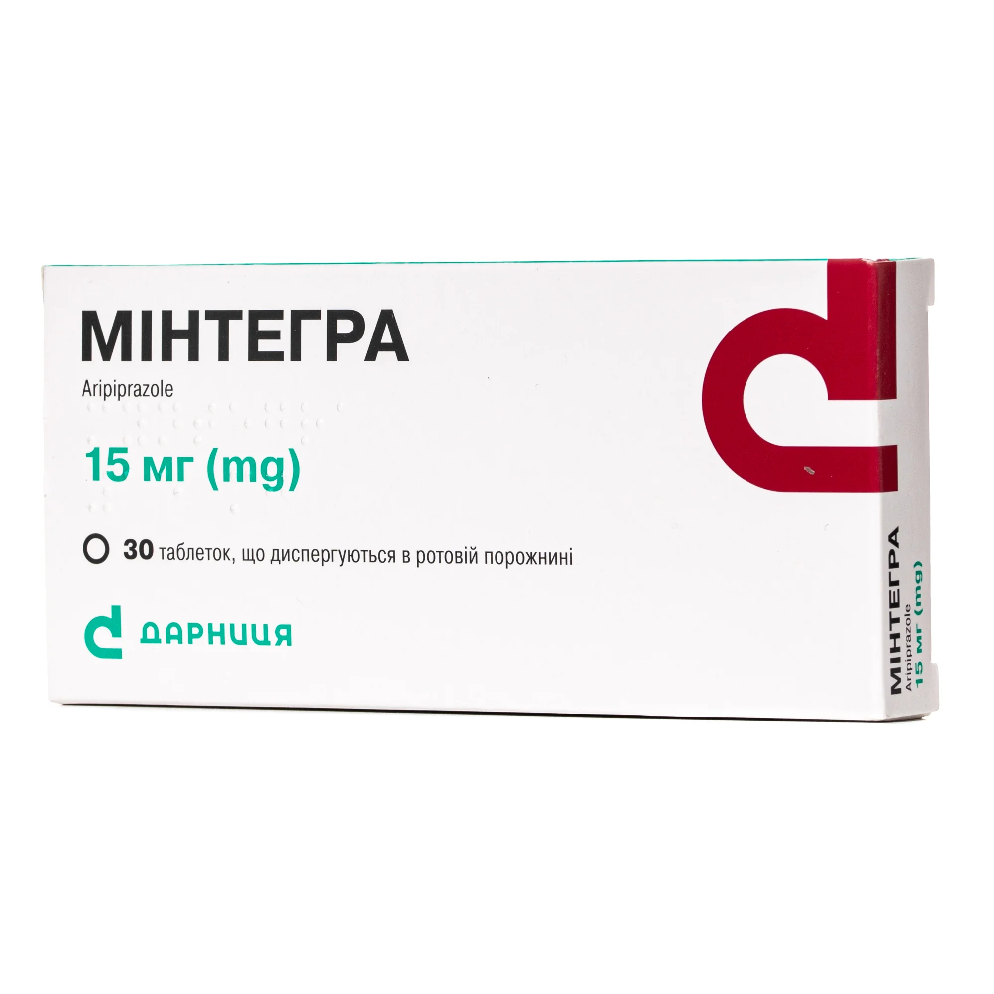 Мінтегра таблетки по 15 мг, 30 шт.