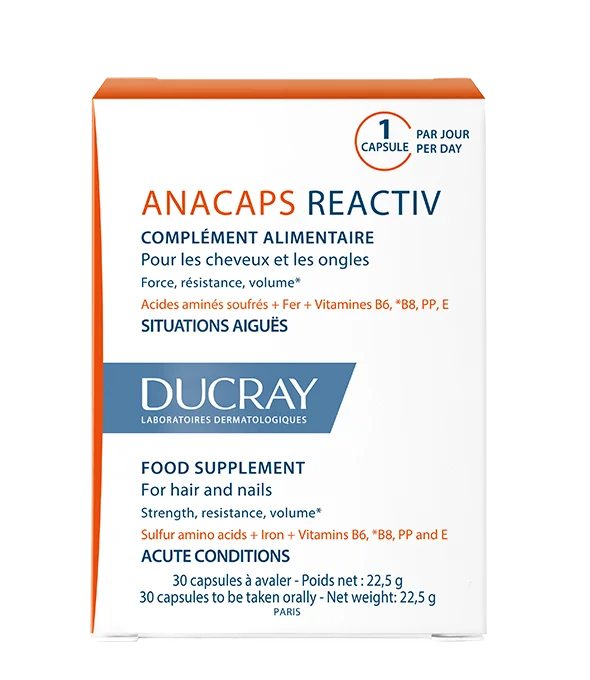 Ducray (Дюкрей) Anacaps Reactiv капсули, 30 шт.