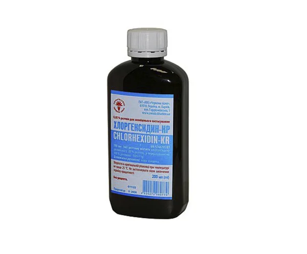 Хлоргексидин-КР розчин 0,05%, 200 мл